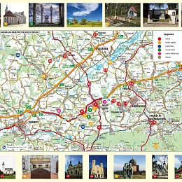 Sakrální památky - trhací mapa